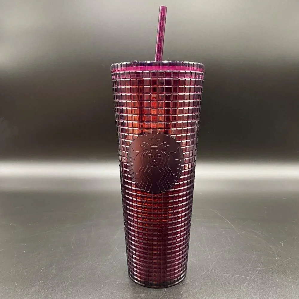 Starbucks Berry Raised Grid Venti 24oz Tumbler